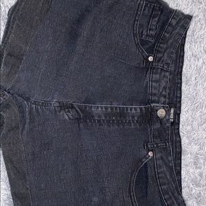 Black High Waisted Shorts